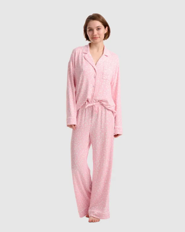 Notch Collar Hearts PJ Set sold by Splendid