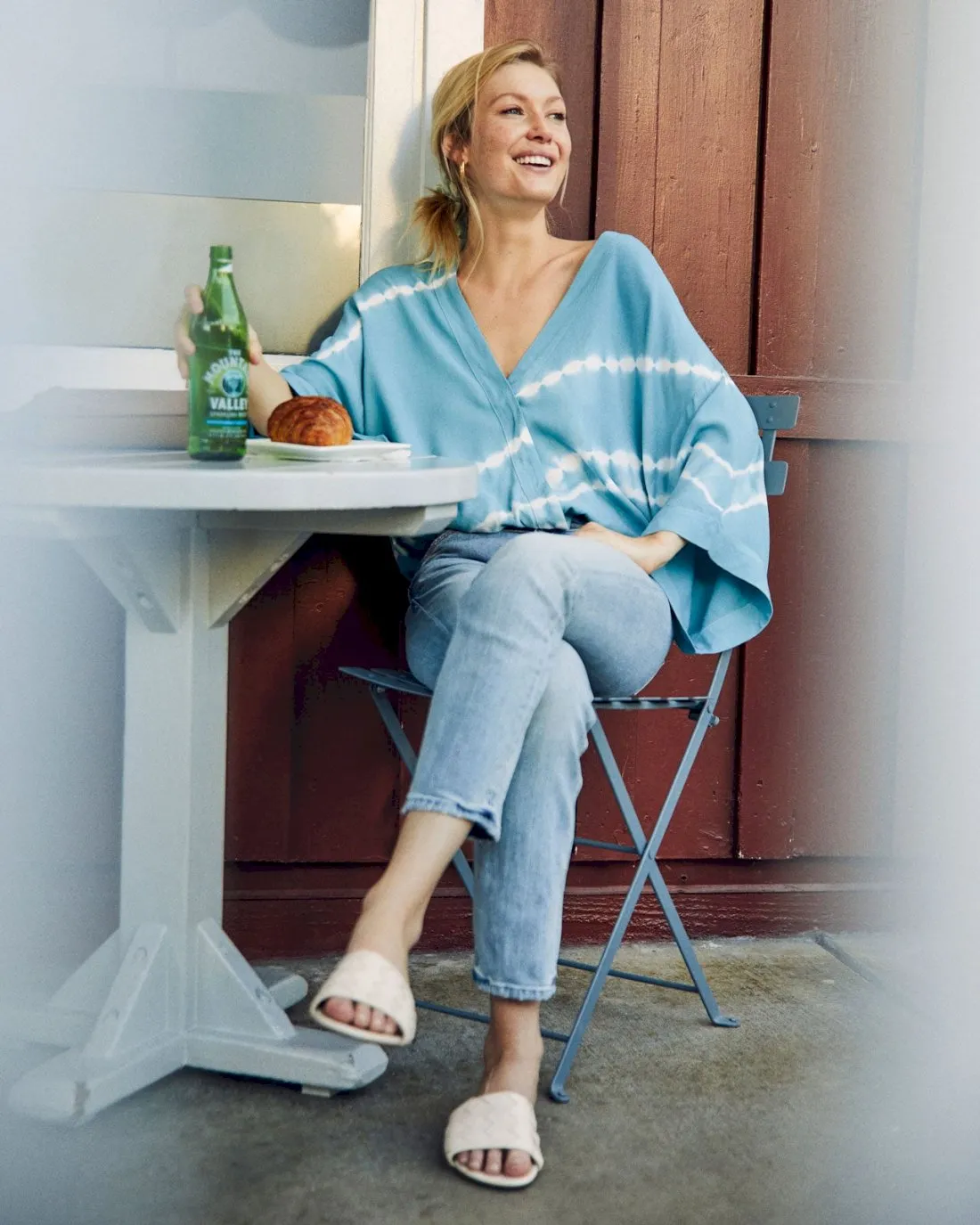 Meadow Short Sleeve Surplice Top sold by Splendid product image thumbnail 5