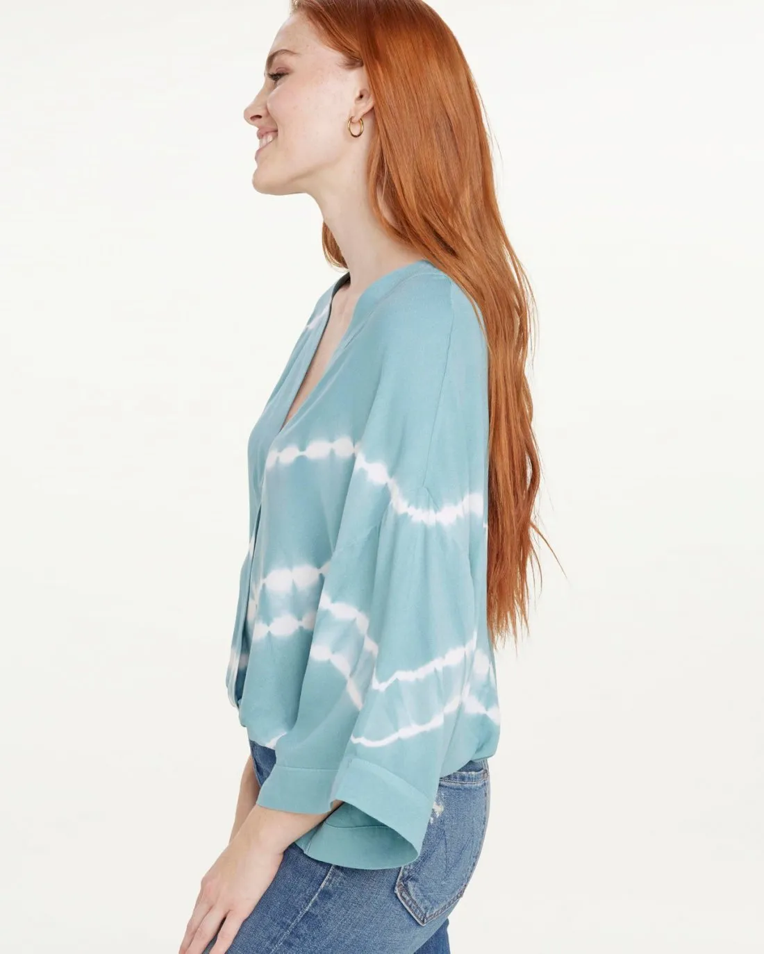 Meadow Short Sleeve Surplice Top sold by Splendid product image thumbnail 2