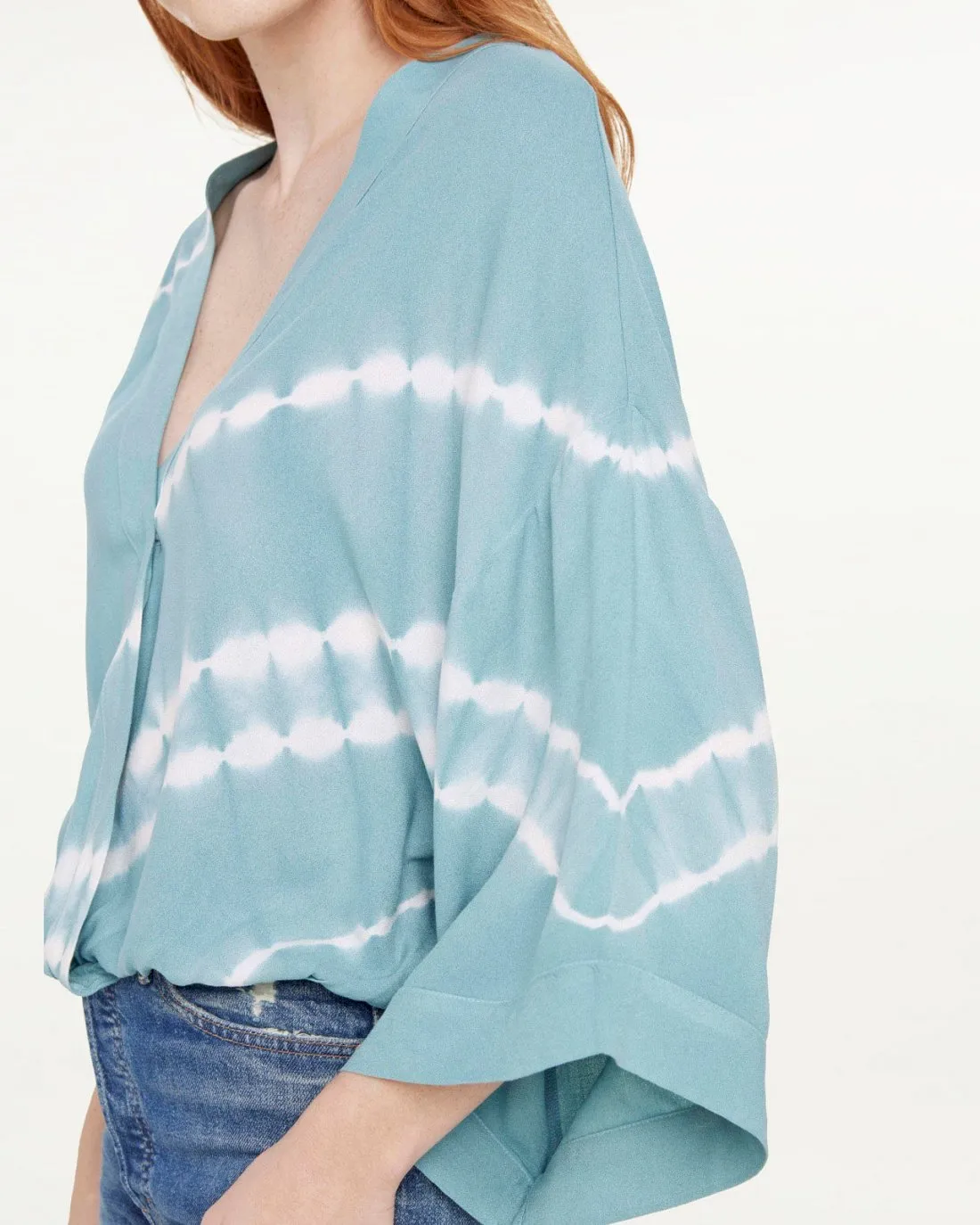 Meadow Short Sleeve Surplice Top sold by Splendid product image thumbnail 4