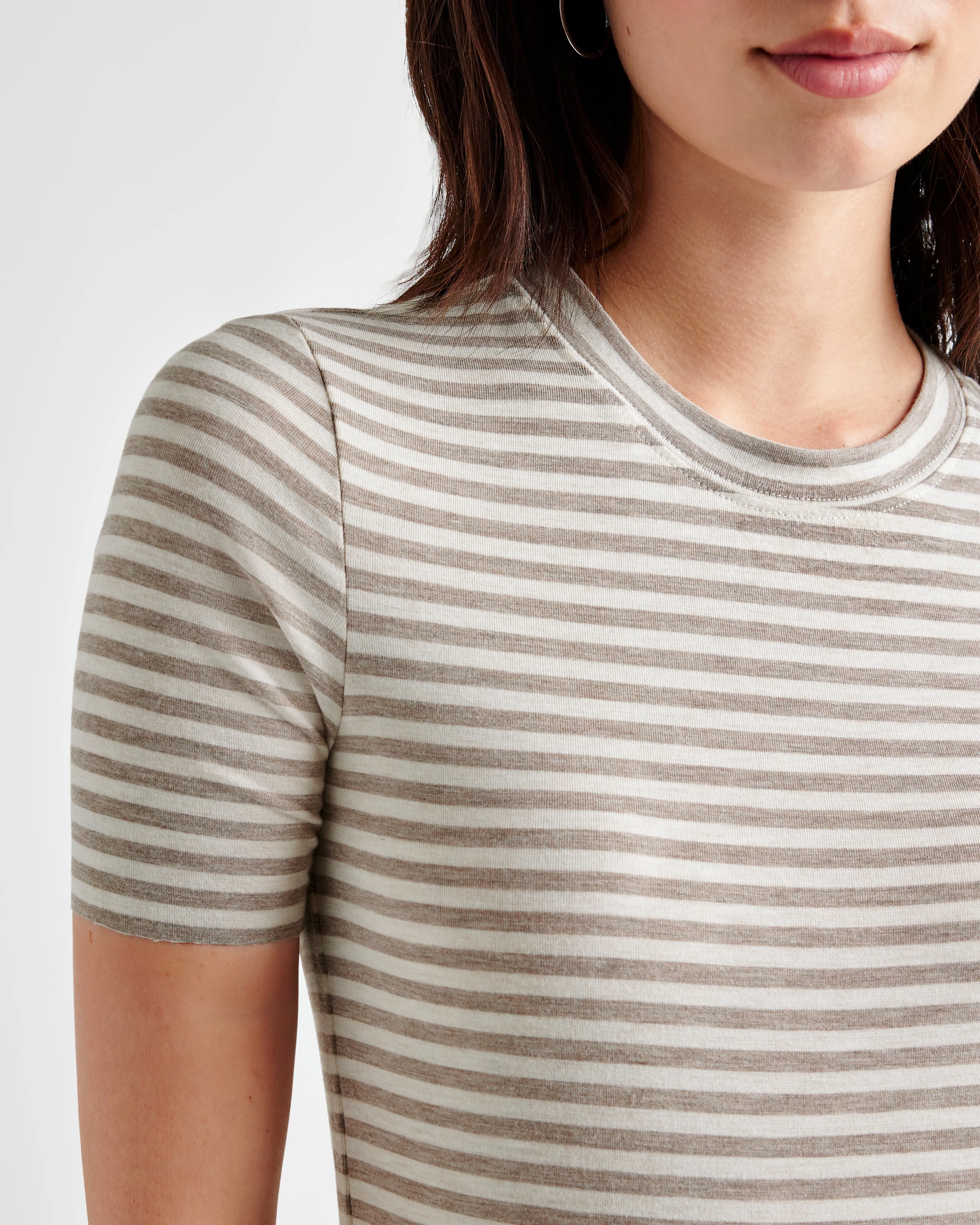 Striped Bamboo Short Sleeve Tee sold by Splendid product image thumbnail 3