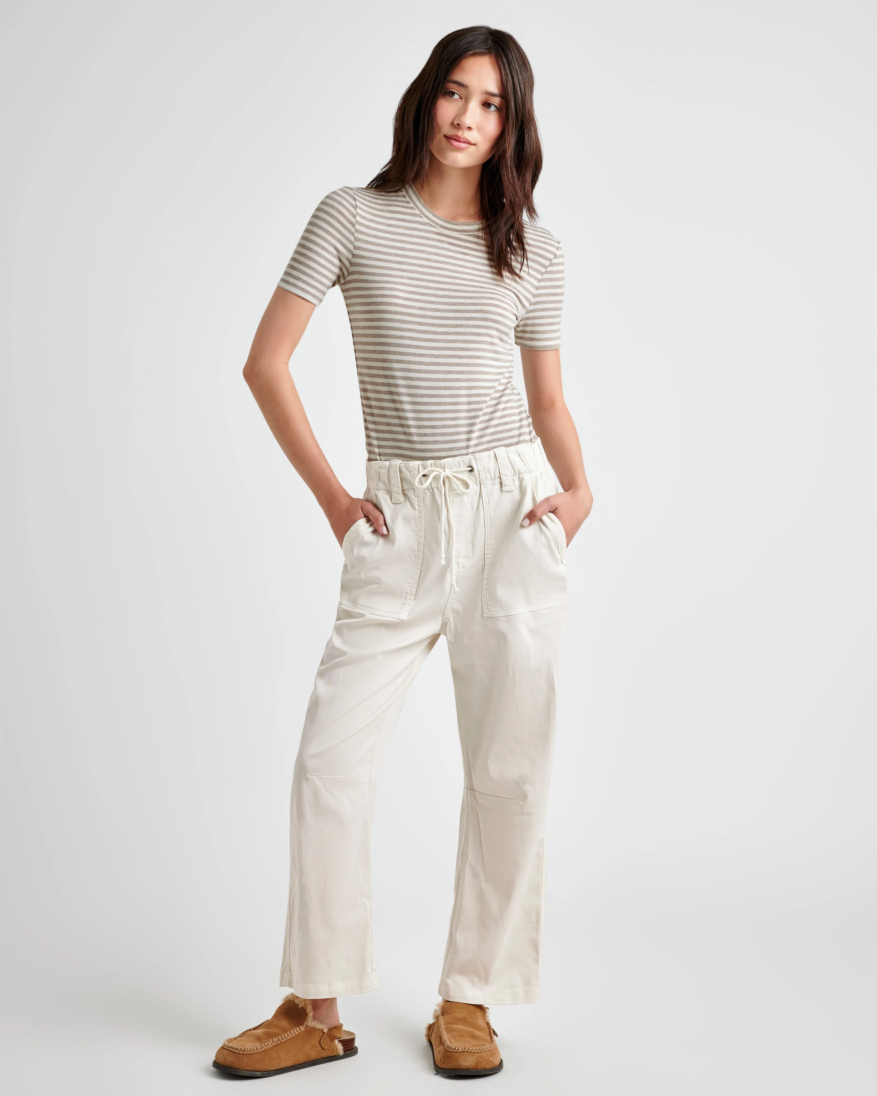 Striped Bamboo Short Sleeve Tee sold by Splendid product image thumbnail 4