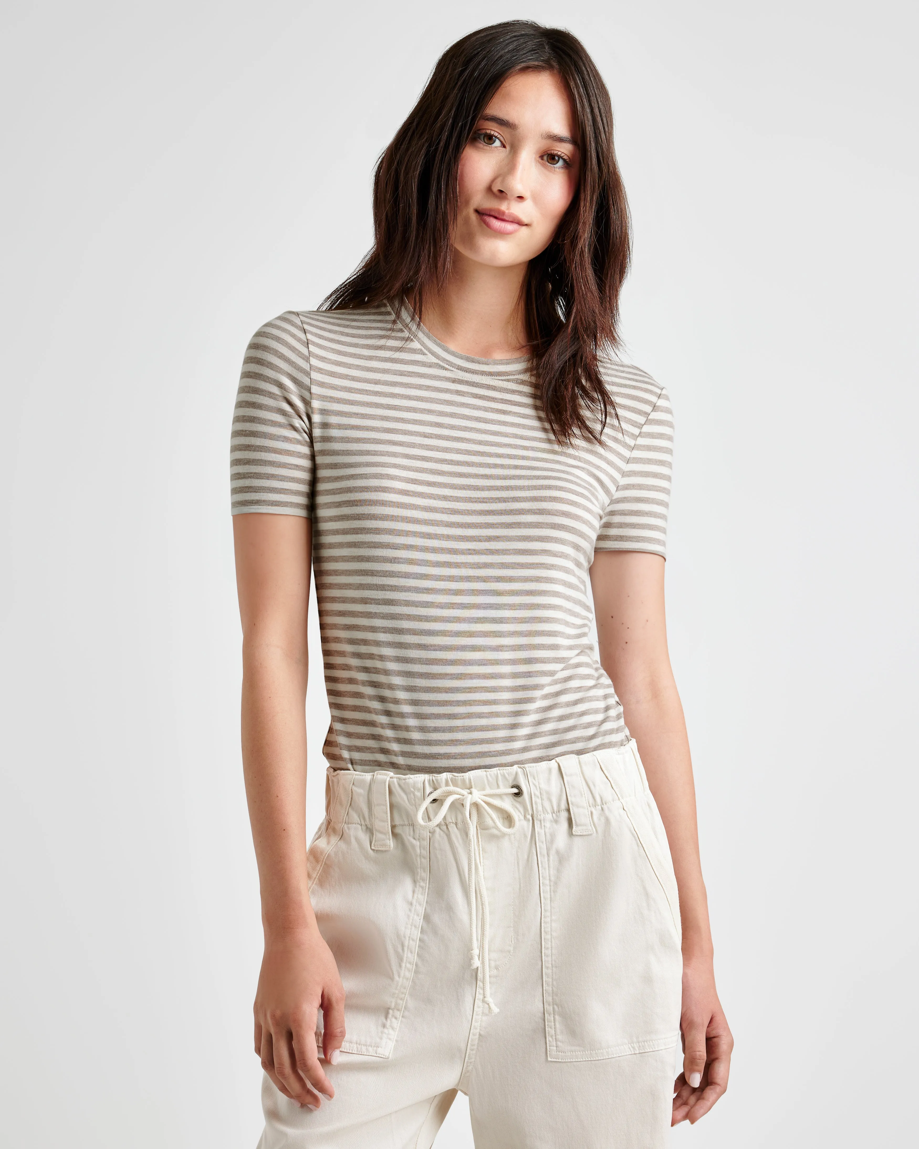 Striped Bamboo Short Sleeve Tee sold by Splendid product image thumbnail 2