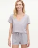 Botanical Dyed V-Neck Short Sleeve Tee sold by Splendid