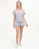 Botanical Dyed V-Neck Short Sleeve Tee sold by Splendid