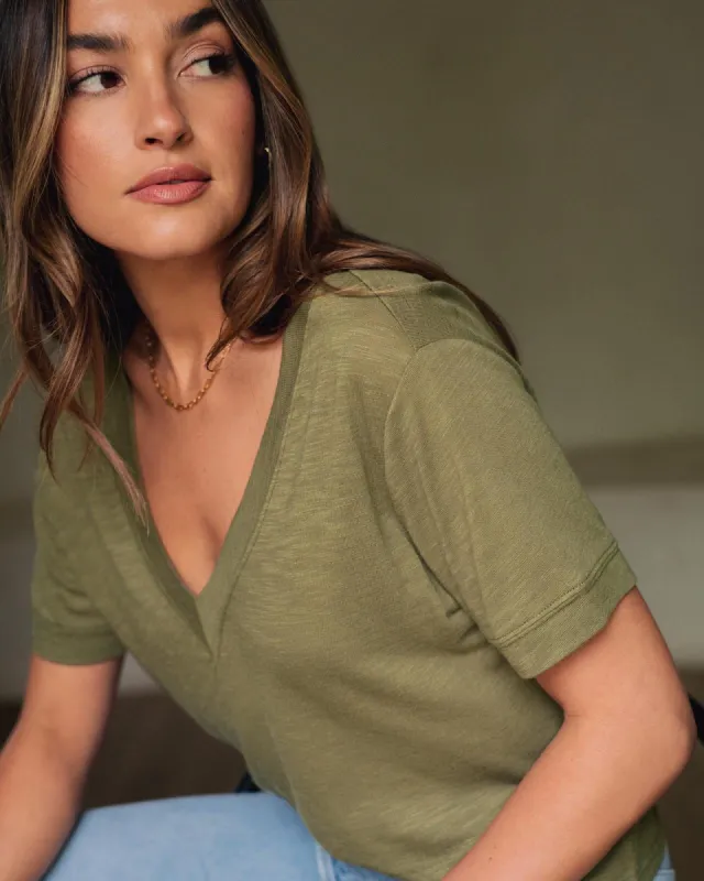 Splendid x Rachelove V-Neck Tee made by Splendid