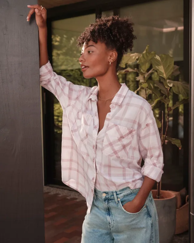 Macie Plaid Button Down sold by Splendid