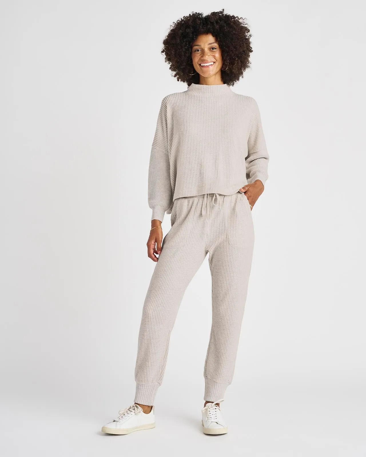 Conley Waffle Sweater sold by Splendid product image thumbnail 5