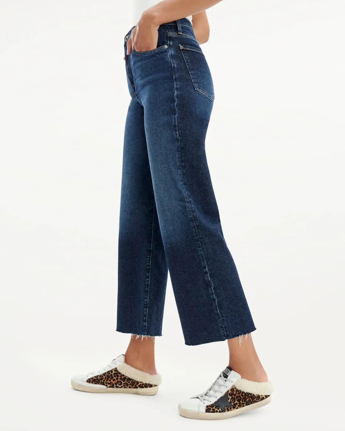 High Waist Crop Wide Leg Jeans sold by Splendid product image thumbnail 2