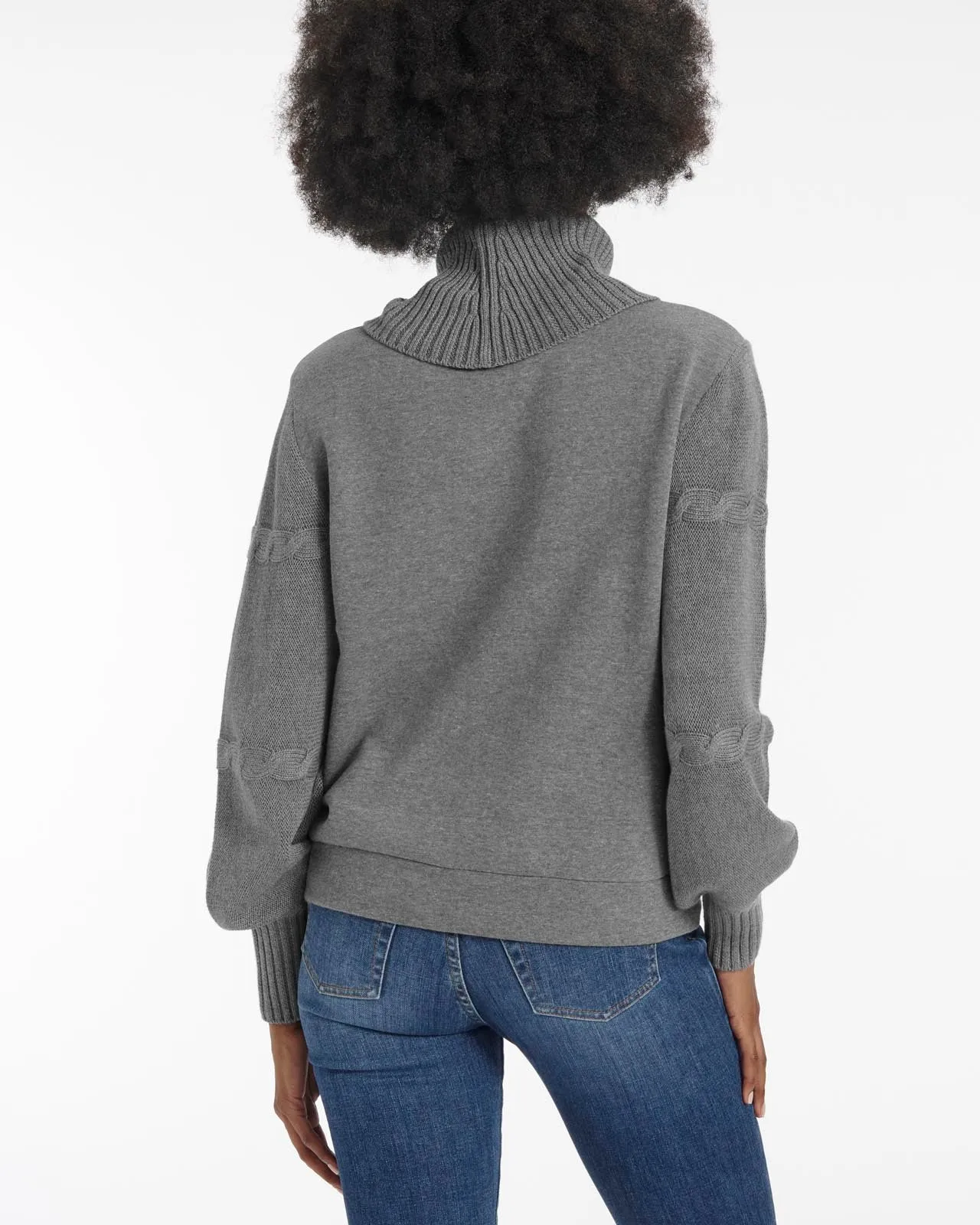 Fjord Cowl Neck Sweatshirt sold by Splendid product image thumbnail 5