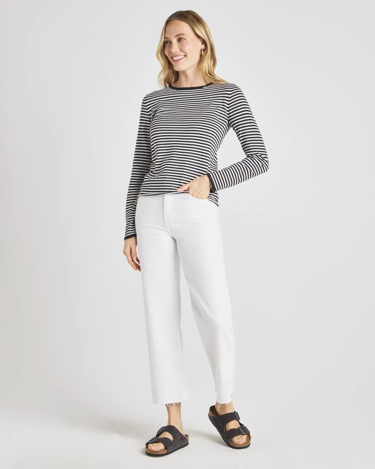 Striped Grayson Crew Sweater sold by Splendid product image thumbnail 2