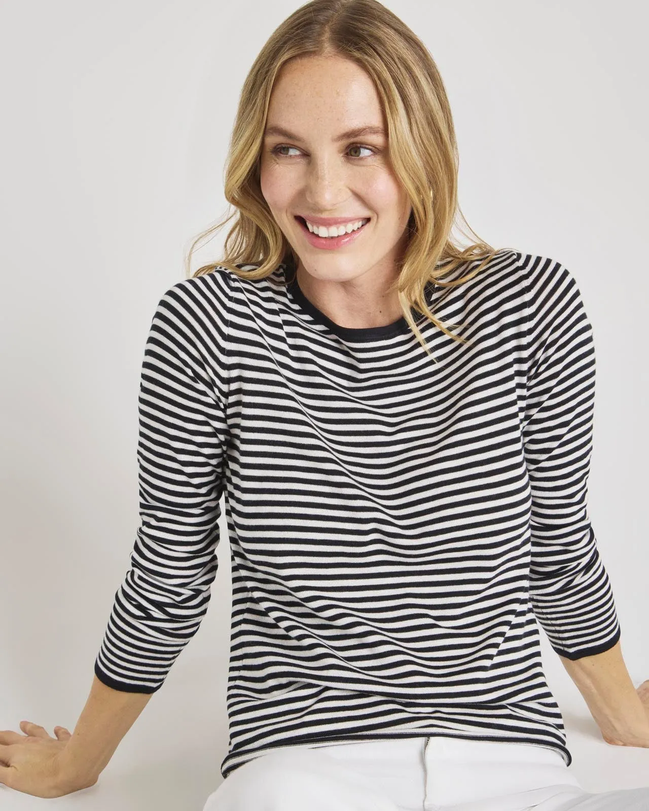 Striped Grayson Crew Sweater sold by Splendid product image thumbnail 5