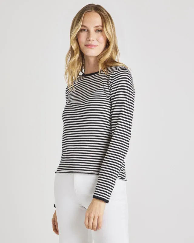Striped Grayson Crew Sweater sold by Splendid