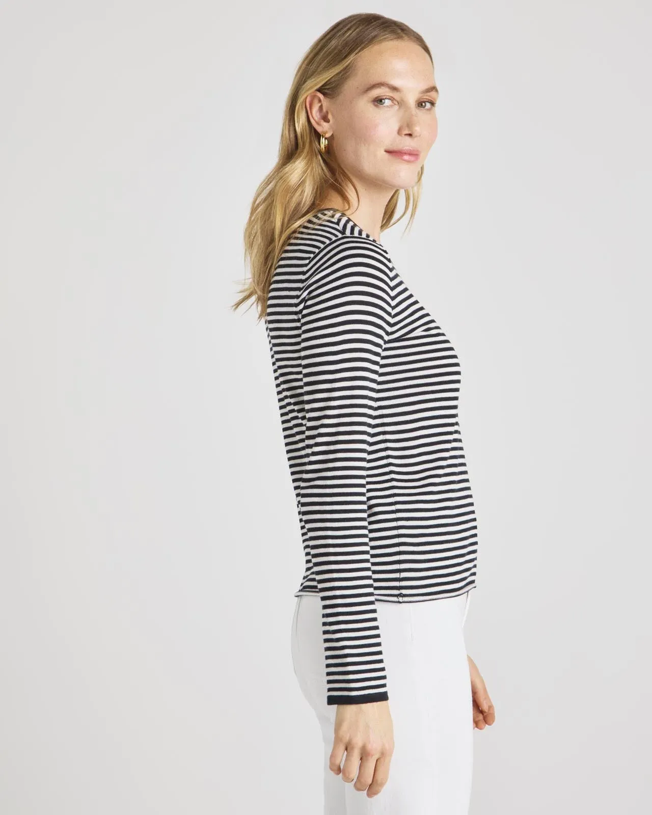 Striped Grayson Crew Sweater sold by Splendid product image thumbnail 3
