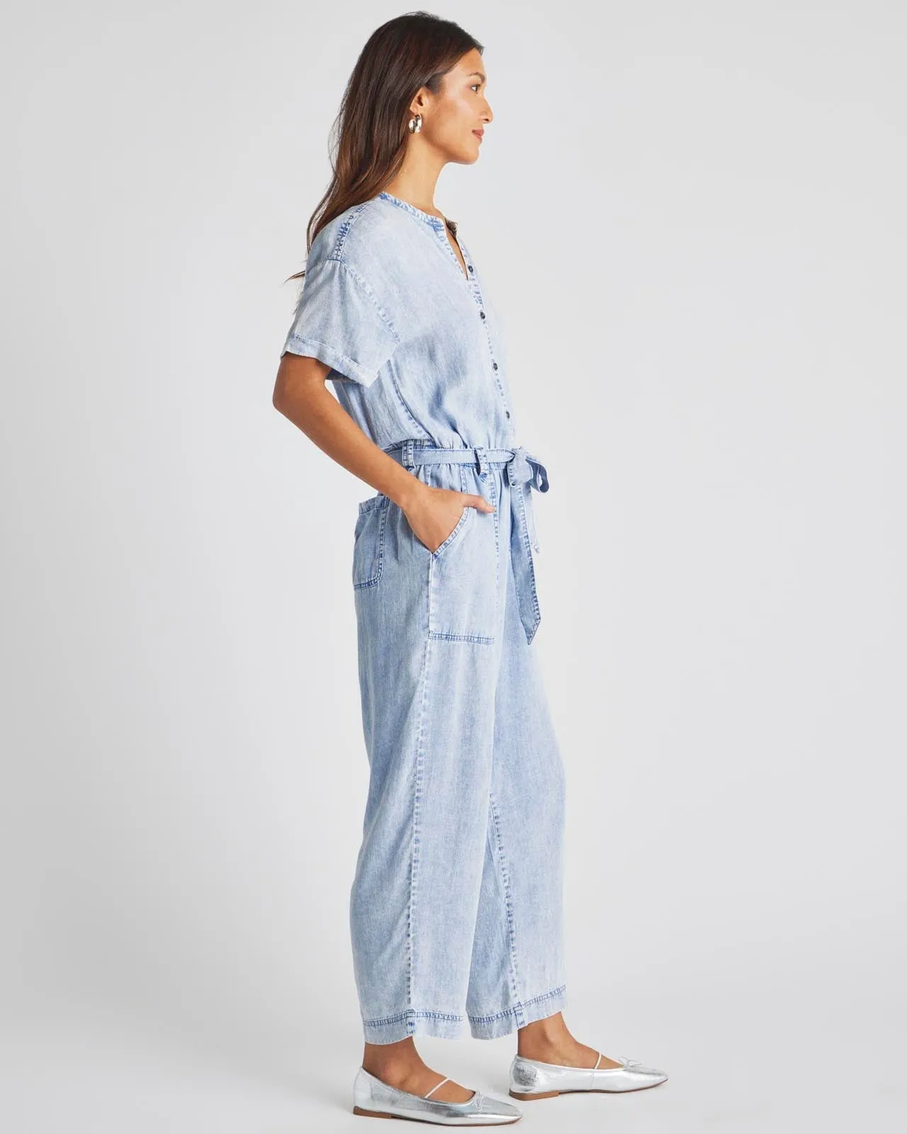 Bleached Indigo Ray Jumpsuit sold by Splendid product image thumbnail 5