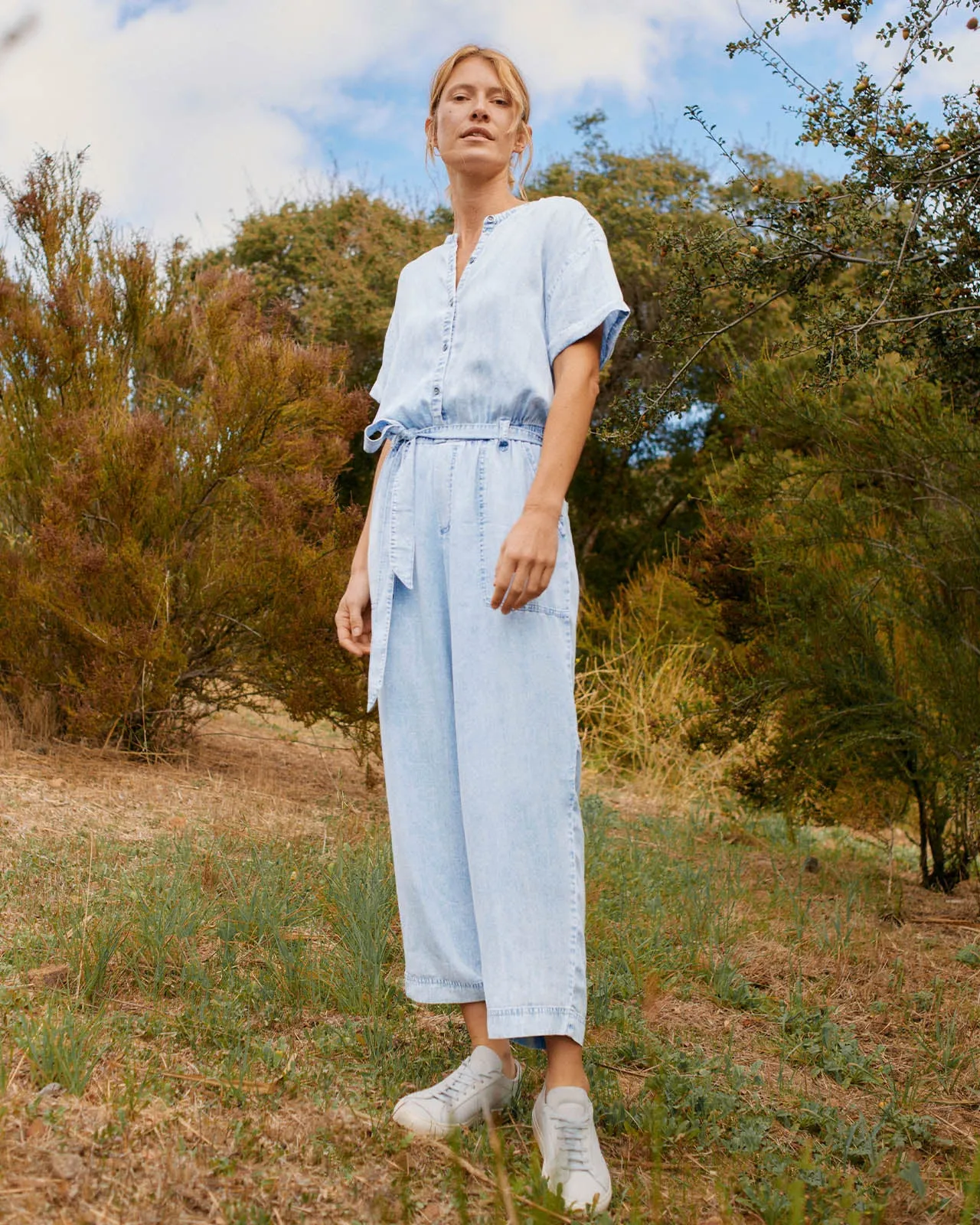 Bleached Indigo Ray Jumpsuit sold by Splendid product image thumbnail 2