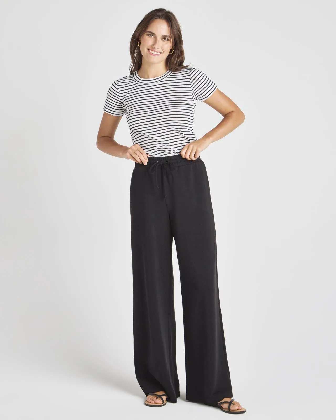 Splendid x @Cellajaneblog Stripe Crew Tee sold by Splendid product image thumbnail 5