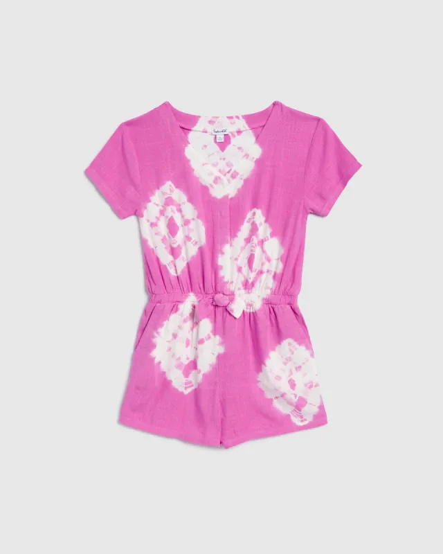 Girls Topaz Tie Dye Romper sold by Splendid