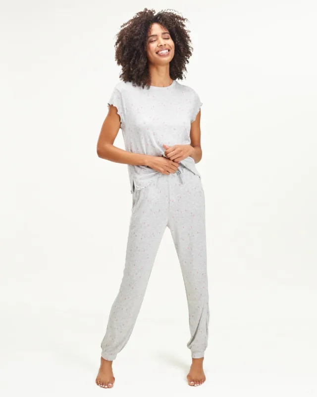 Nellie Ribbed Jogger Sleep Set sold by Splendid
