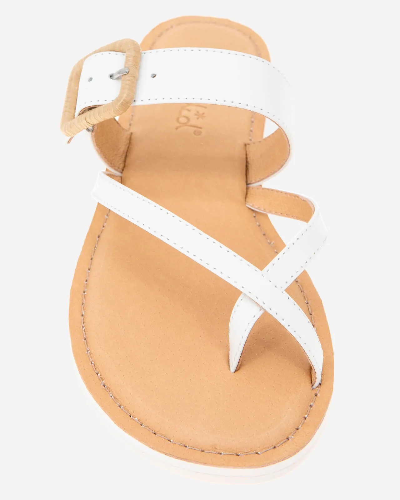 Sutton Sandal in White sold by Splendid product image thumbnail 3