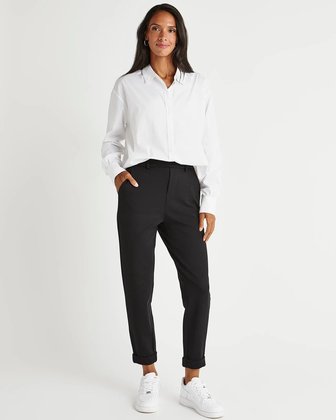 Splendid x Cella Jane Poplin Button-Down Shirt sold by Splendid product image thumbnail 2