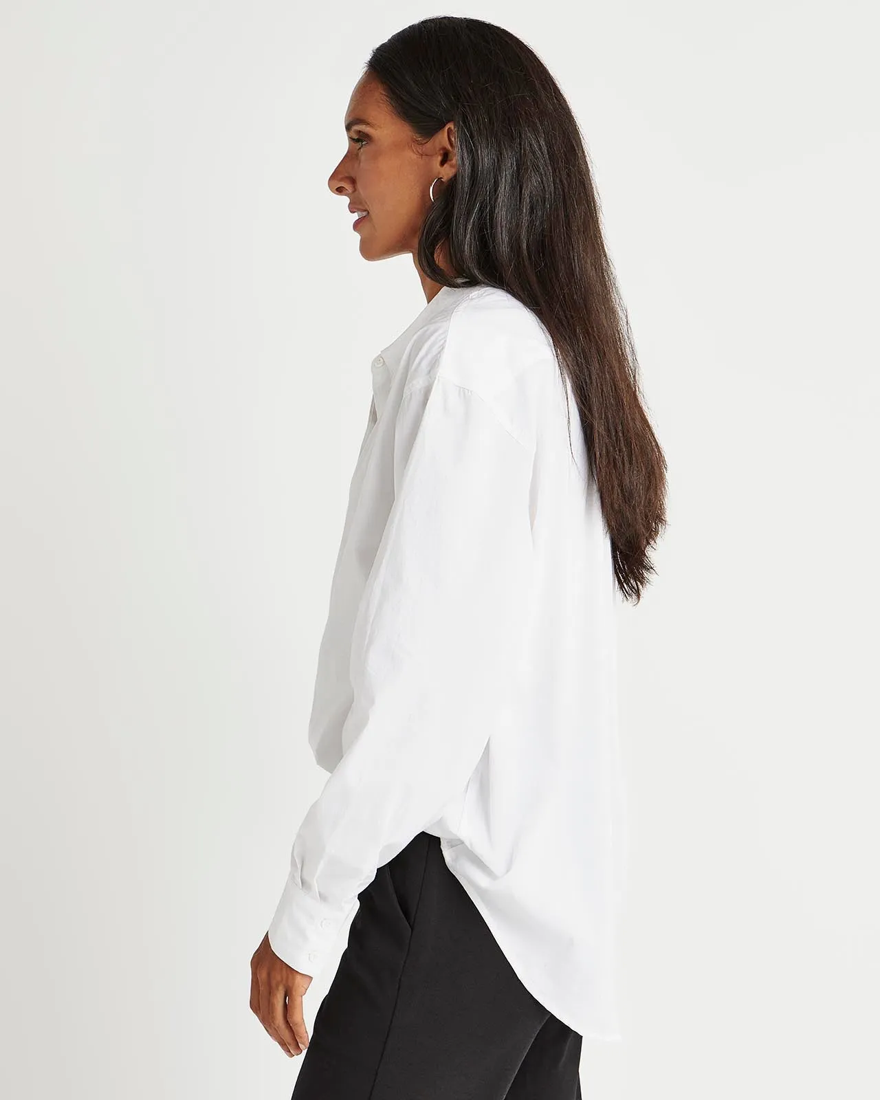 Splendid x Cella Jane Poplin Button-Down Shirt sold by Splendid product image thumbnail 5