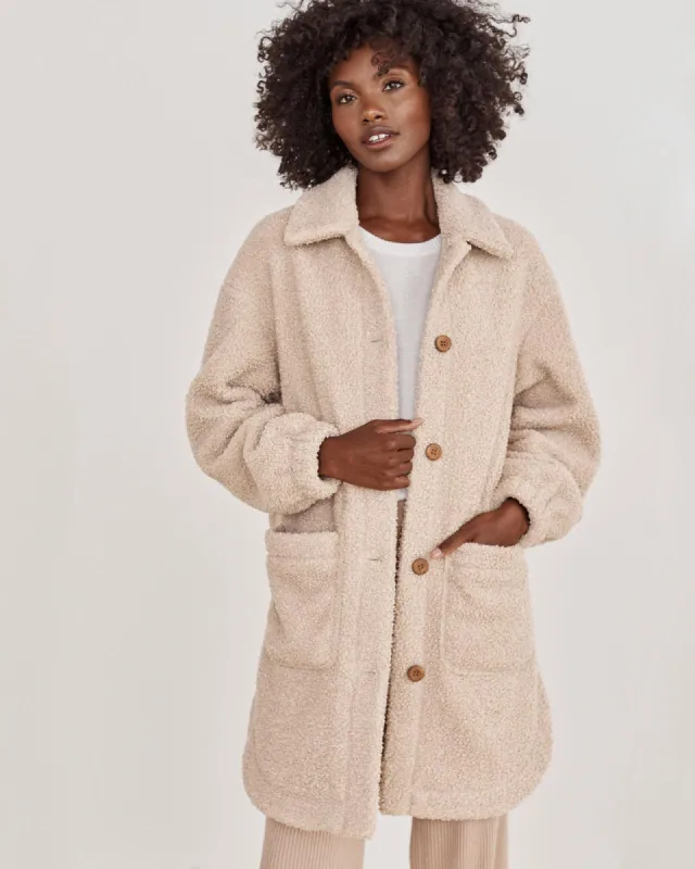 Boucle Teddy Jacket sold by Splendid