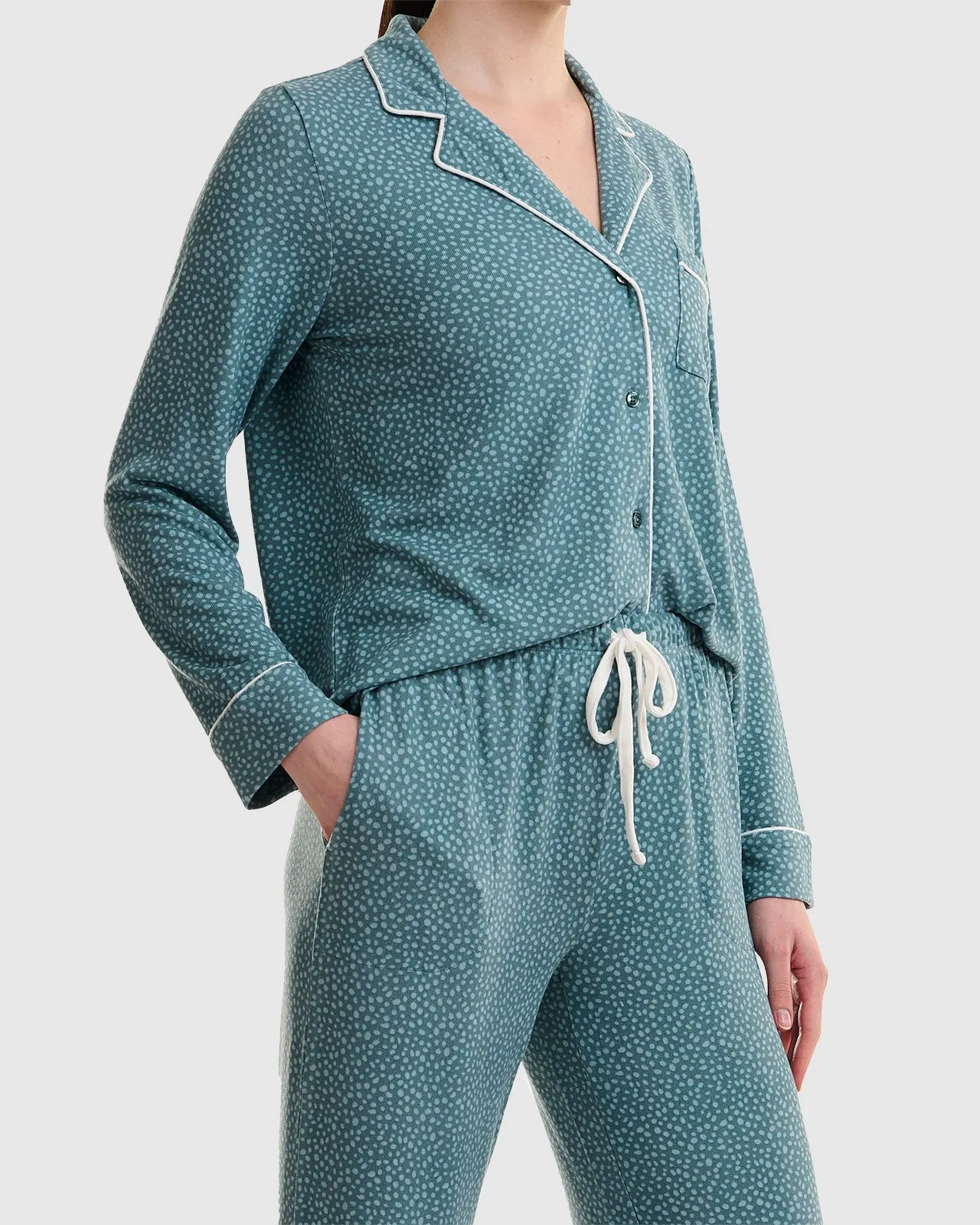 Pillow Soft Long Sleeve PJ Set sold by Splendid product image thumbnail 2