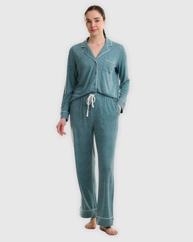 Pillow Soft Long Sleeve PJ Set made by Splendid