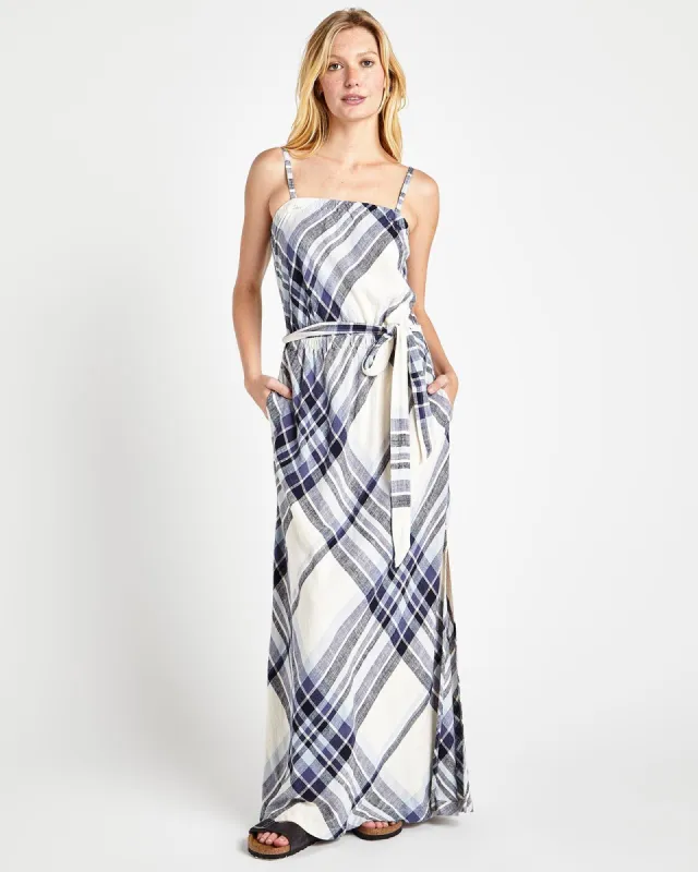 Annalise Plaid Maxi Dress made by Splendid