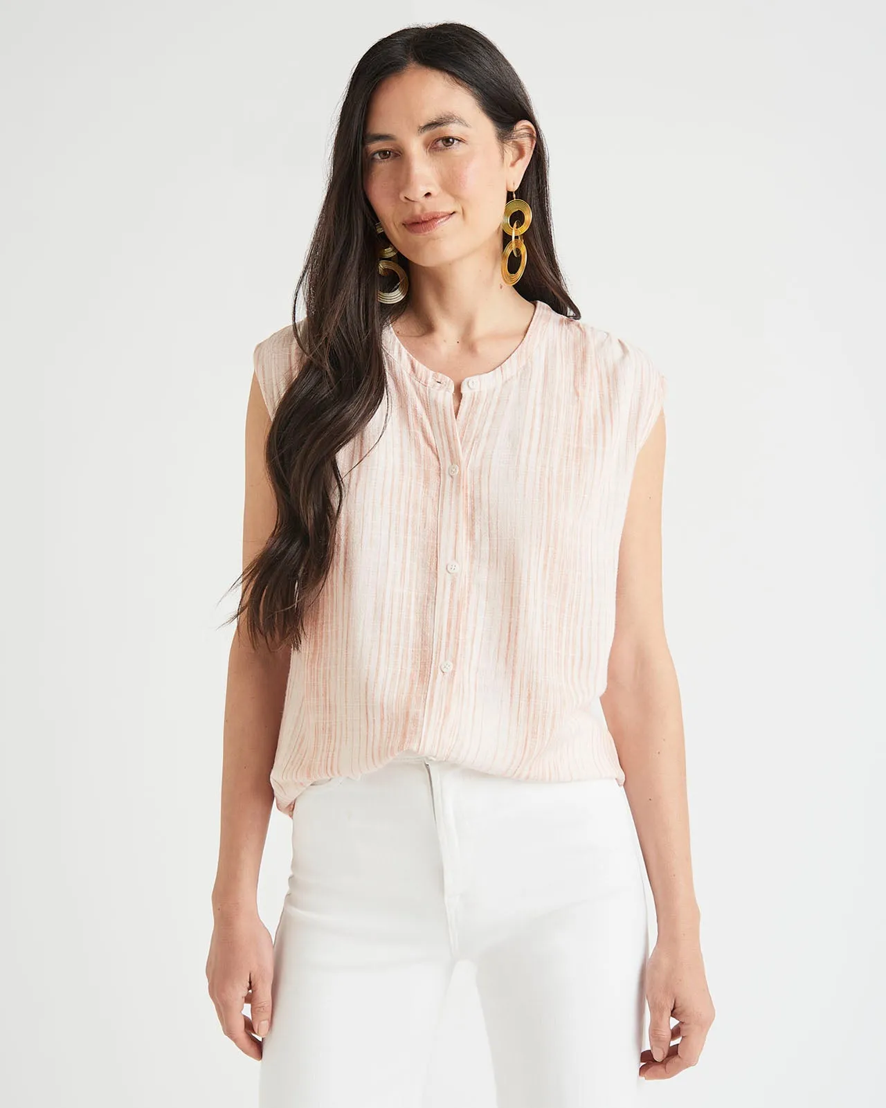 Striped Lola Sleeveless Top sold by Splendid product image thumbnail 3