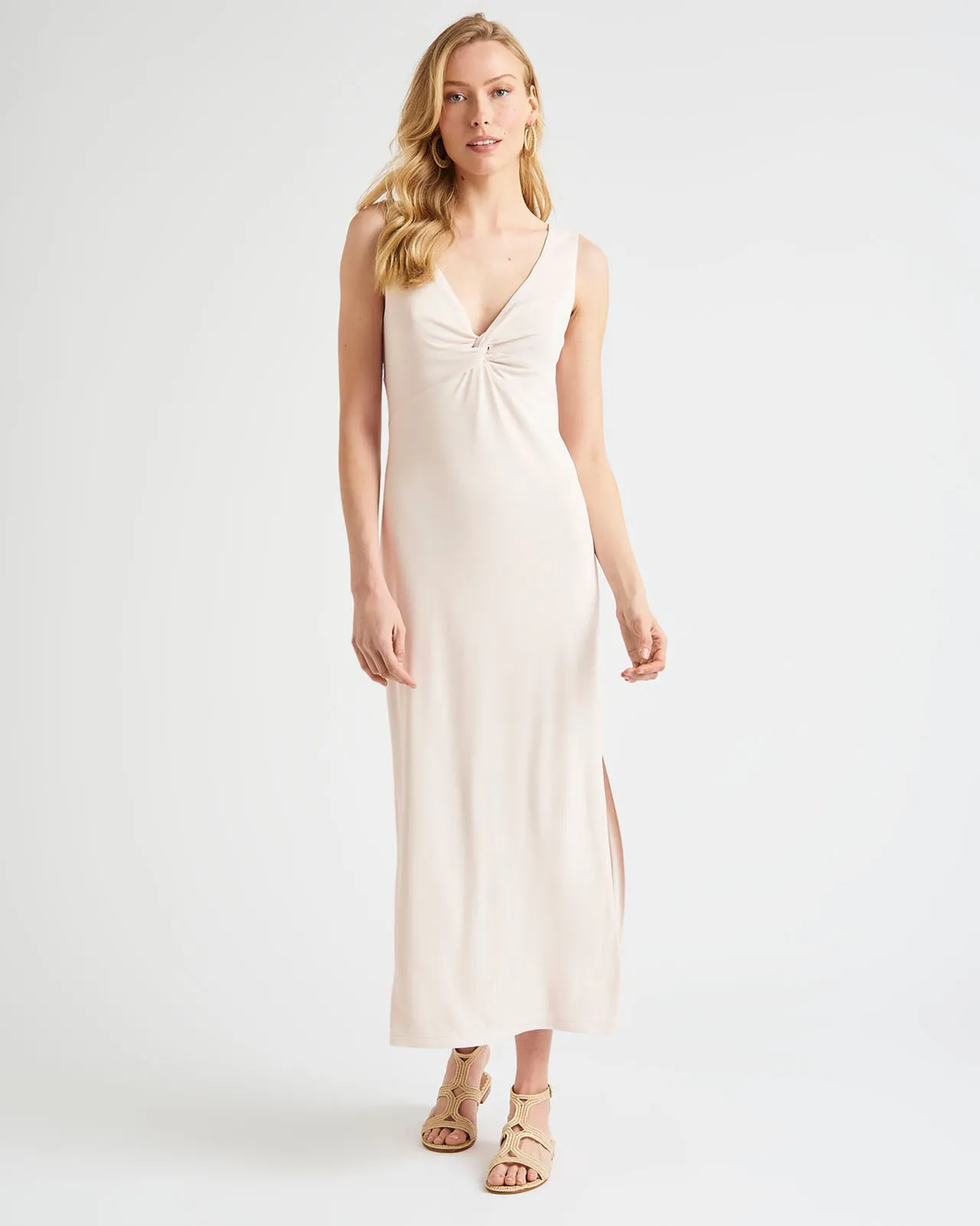 Arlo Sandwash Jersey Twist Midi Dress sold by Splendid product image thumbnail 2