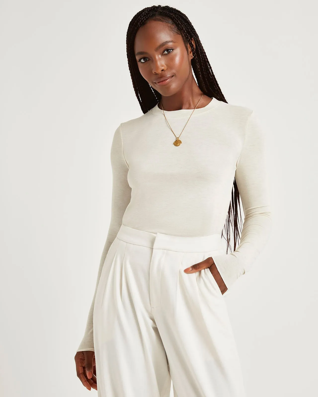 Splendid x Cella Jane Long Sleeve Tee sold by Splendid product image thumbnail 4