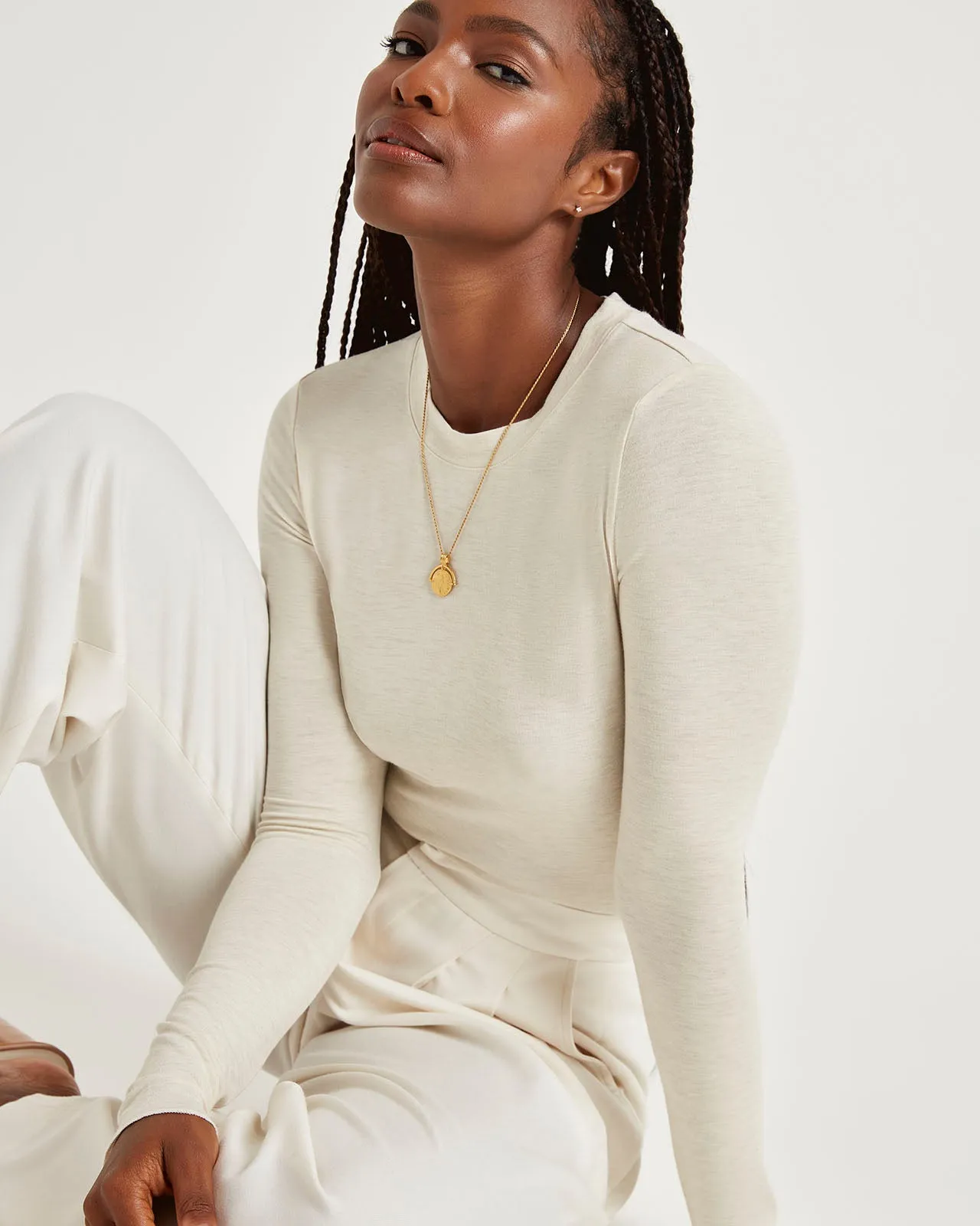 Splendid x Cella Jane Long Sleeve Tee sold by Splendid product image thumbnail 2