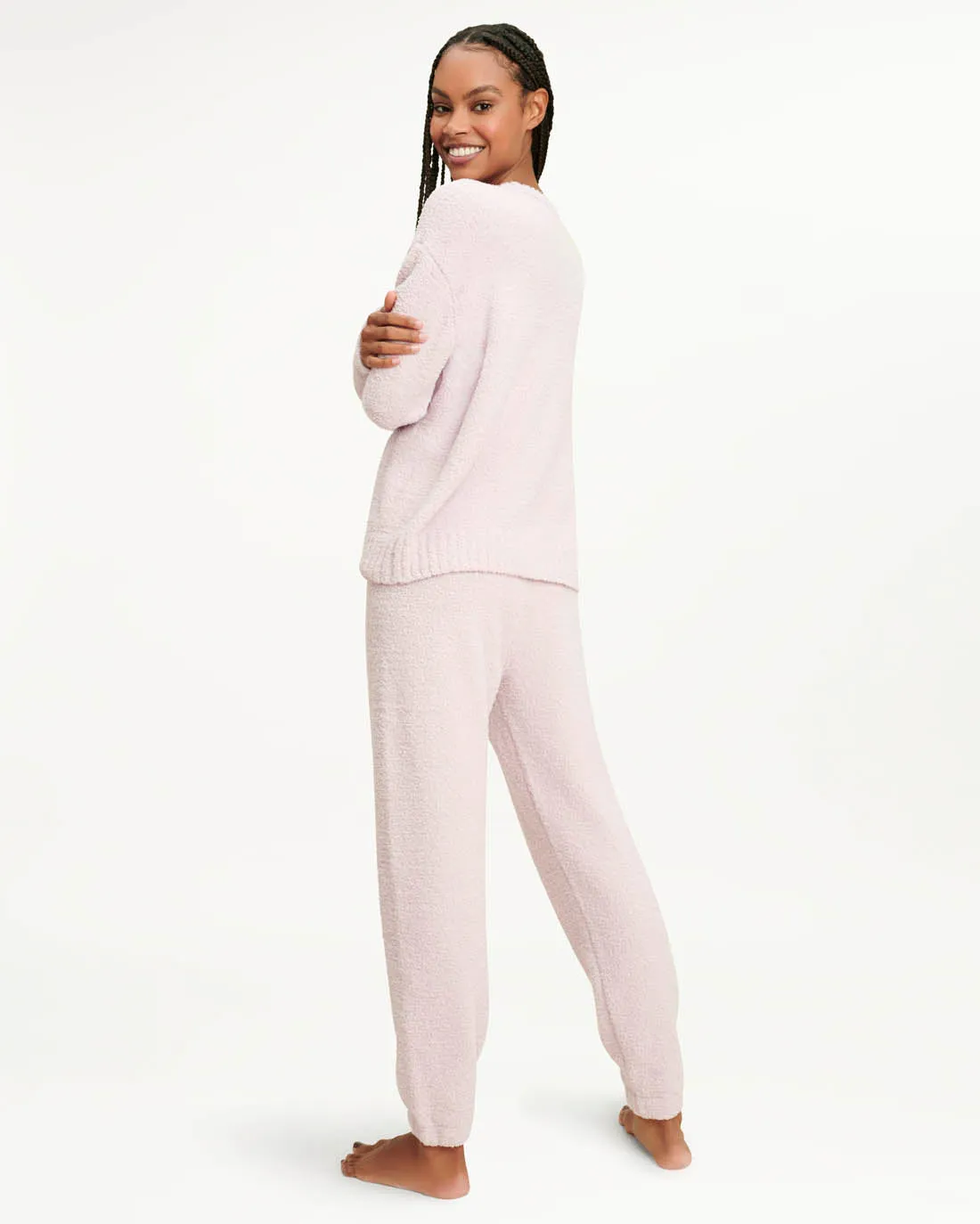 Fuzzy Sweater Set in Blush sold by Splendid product image thumbnail 3