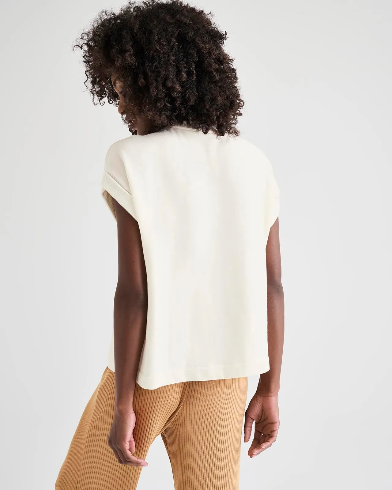 Supersoft Short Sleeve Sweatshirt sold by Splendid product image thumbnail 4