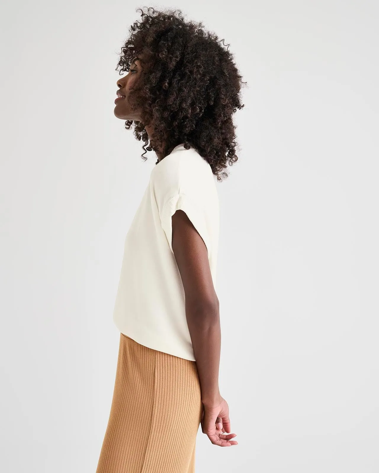 Supersoft Short Sleeve Sweatshirt sold by Splendid product image thumbnail 3