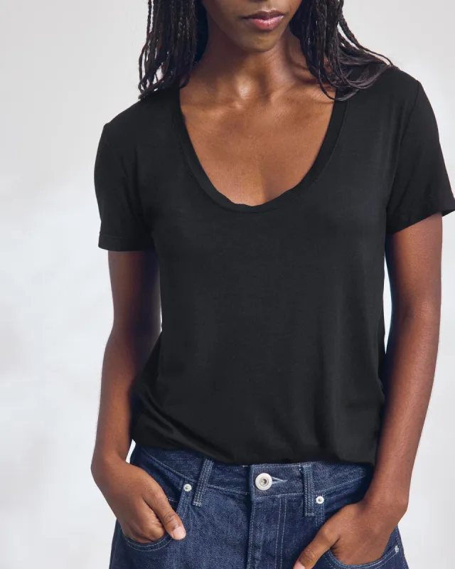 Sloane Scoop Tee sold by Splendid