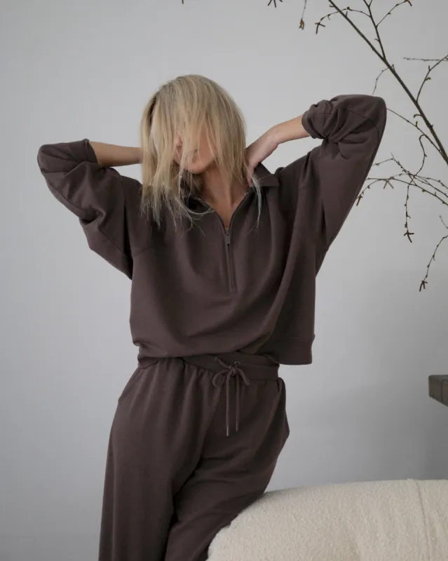 French Terry LYR Half-Zip Sweatshirt sold by Splendid
