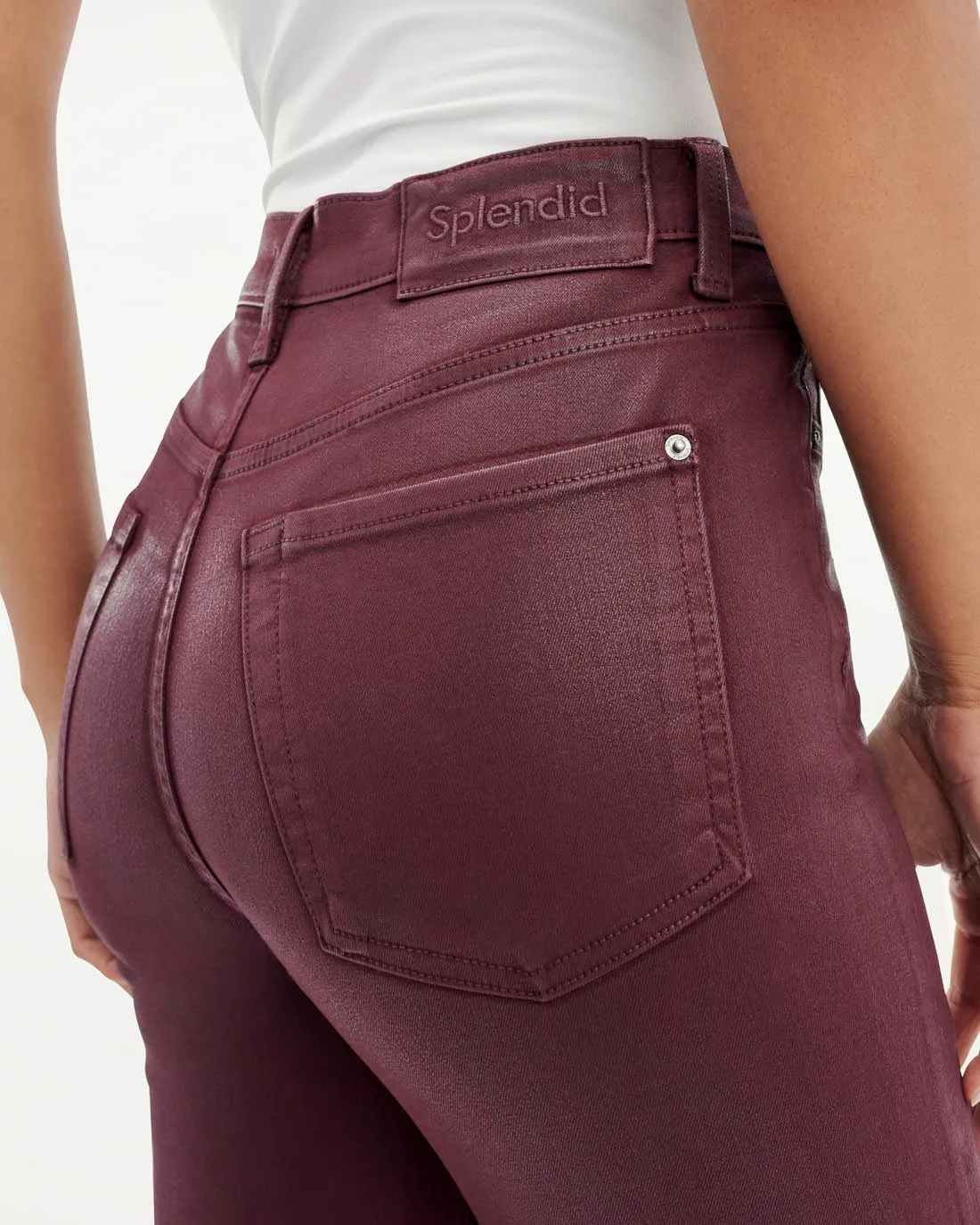 High Waist Ankle Skinny Jeans sold by Splendid product image thumbnail 4