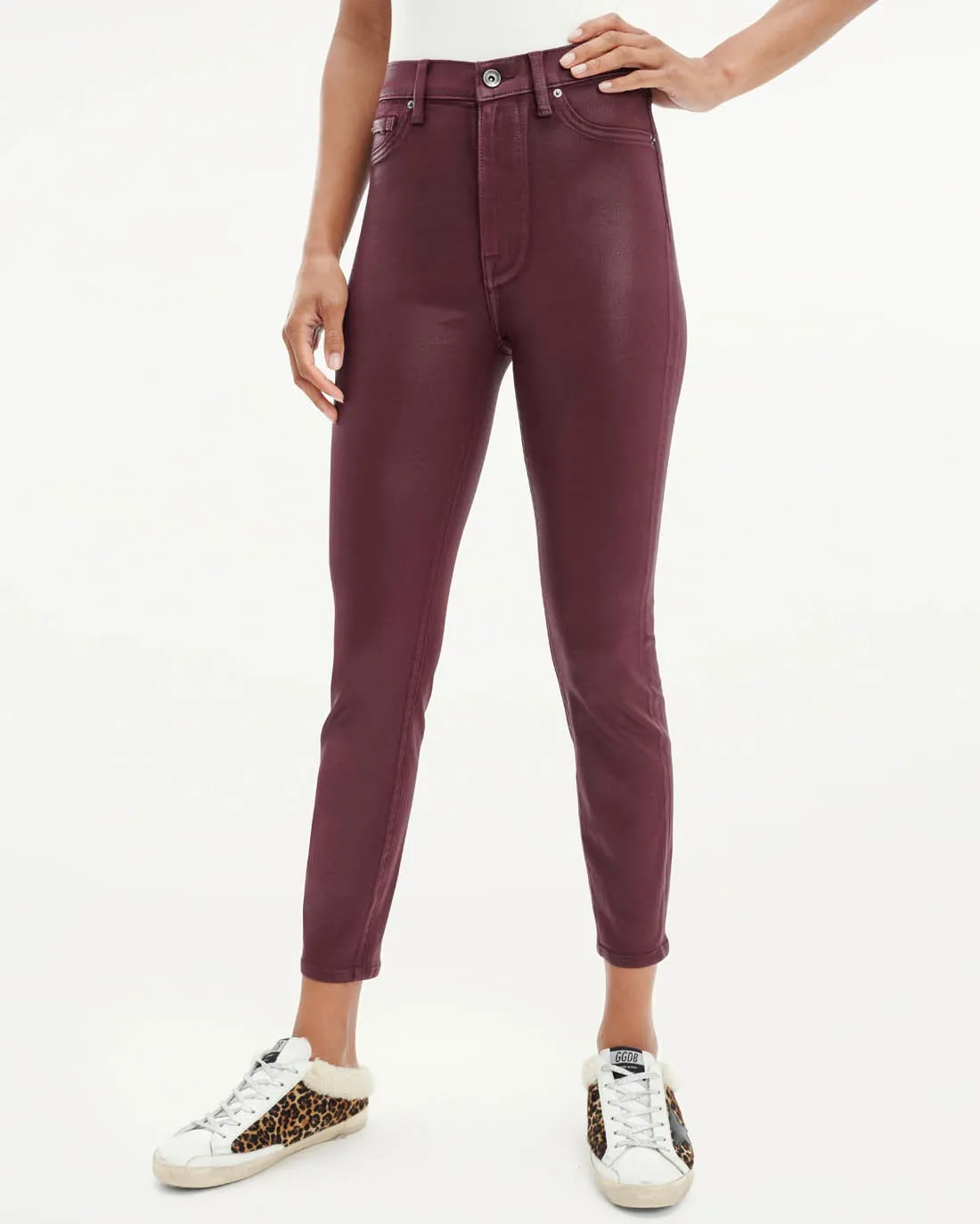 High Waist Ankle Skinny Jeans sold by Splendid