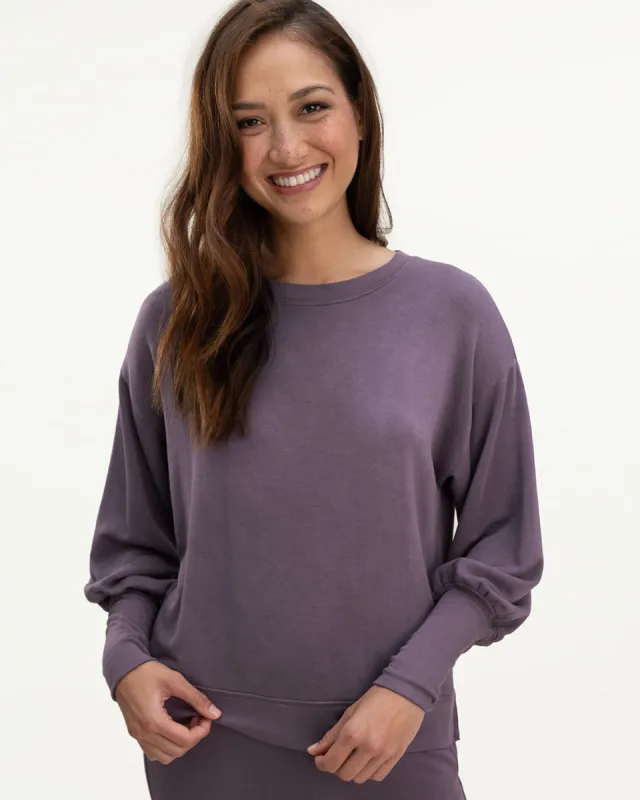 Eco Supersoft Flora Pullover sold by Splendid