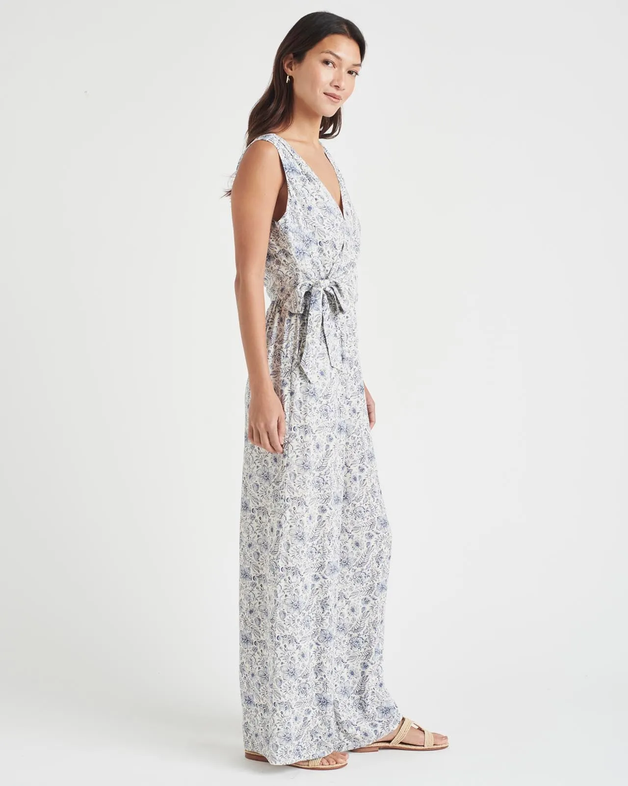 Splendid x Cella Jane Printed Surplice Jumpsuit sold by Splendid product image thumbnail 4