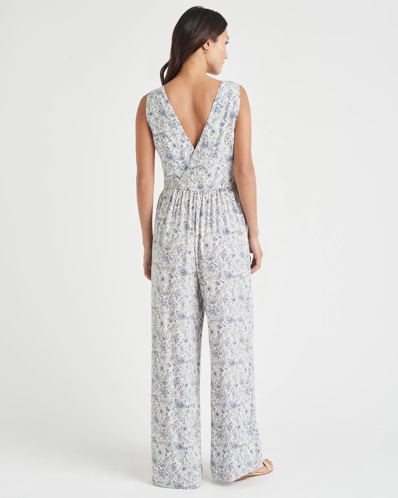 Splendid x Cella Jane Printed Surplice Jumpsuit sold by Splendid product image thumbnail 5