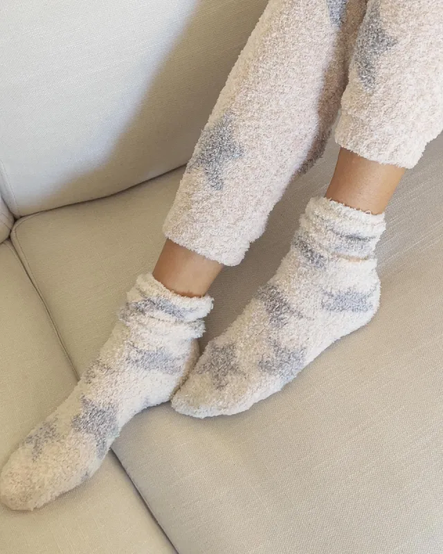 Bia Fuzzy Yarn Stars Socks sold by Splendid