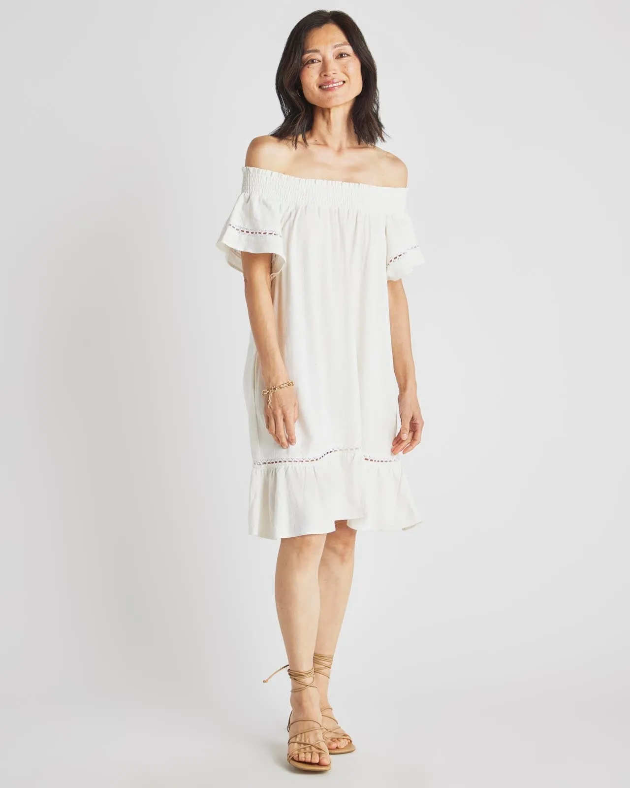 Kaia Off Shoulder Dress sold by Splendid