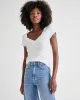 Faye V-Neck Tee sold by Splendid