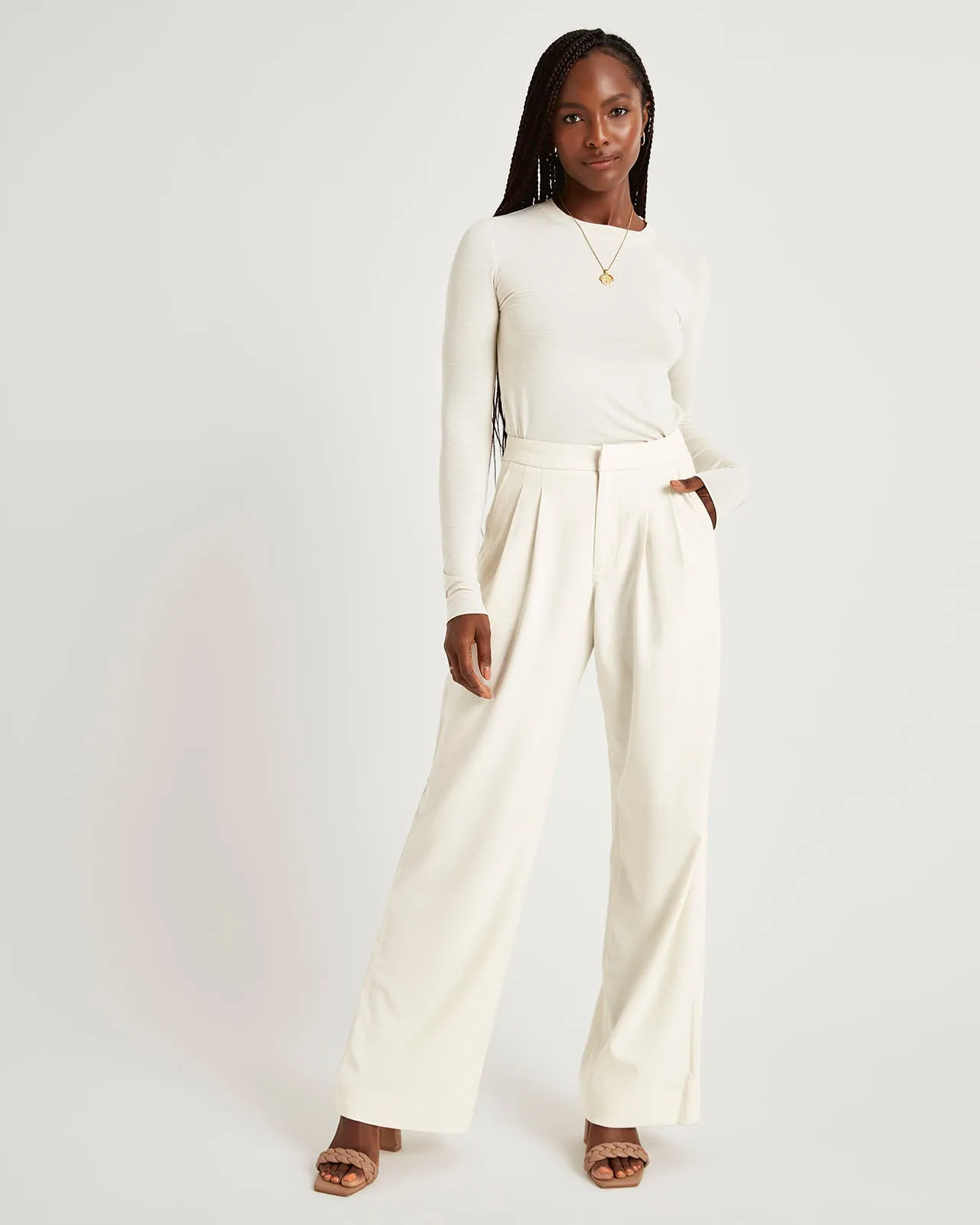 Splendid x Cella Jane Wide Leg Trouser sold by Splendid product image thumbnail 4