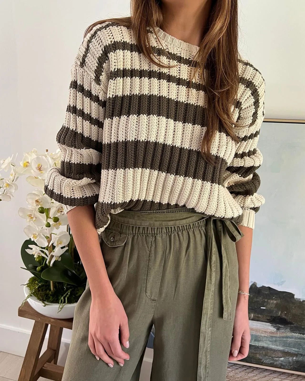 Splendid x Rachelove Striped Reversible Cardigan sold by Splendid