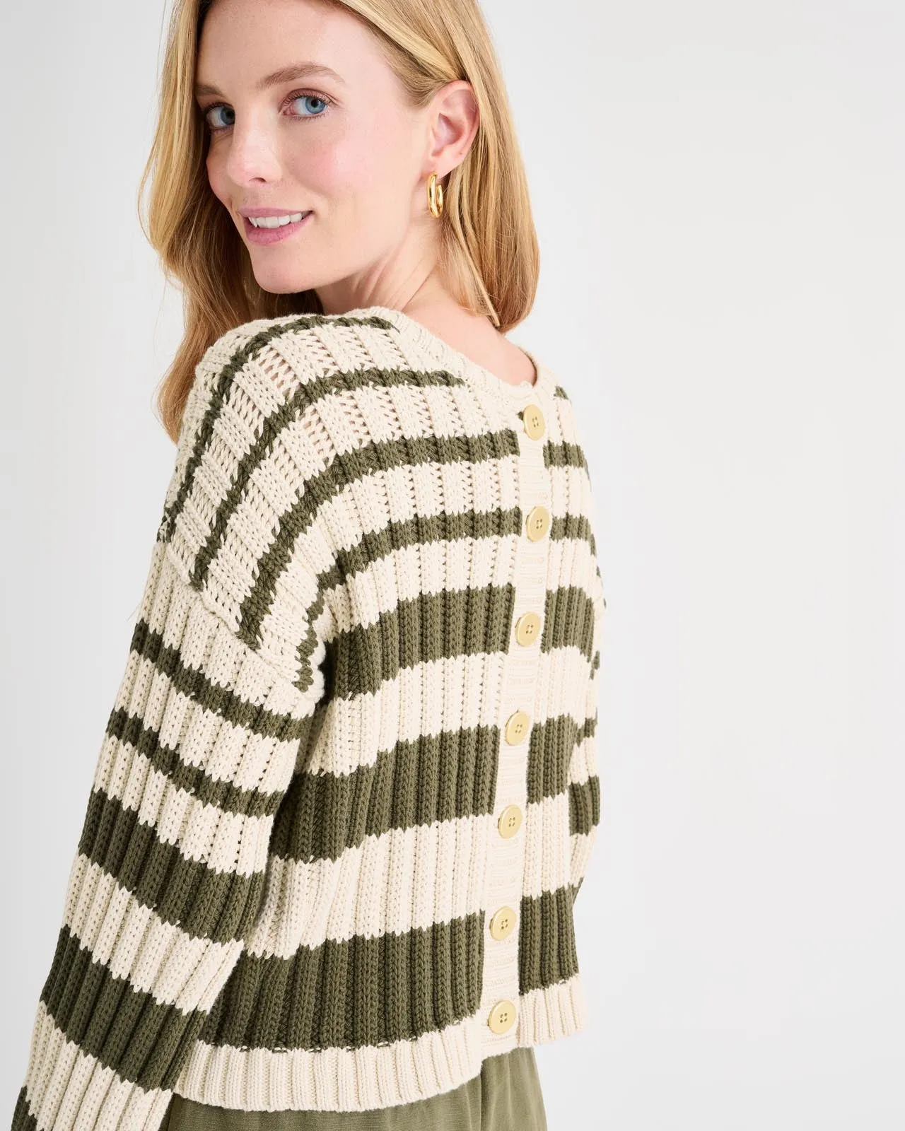Splendid x Rachelove Striped Reversible Cardigan sold by Splendid product image thumbnail 3